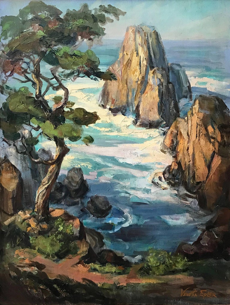 Epler Point Lobos; Epler (American 1926 2005); oil
