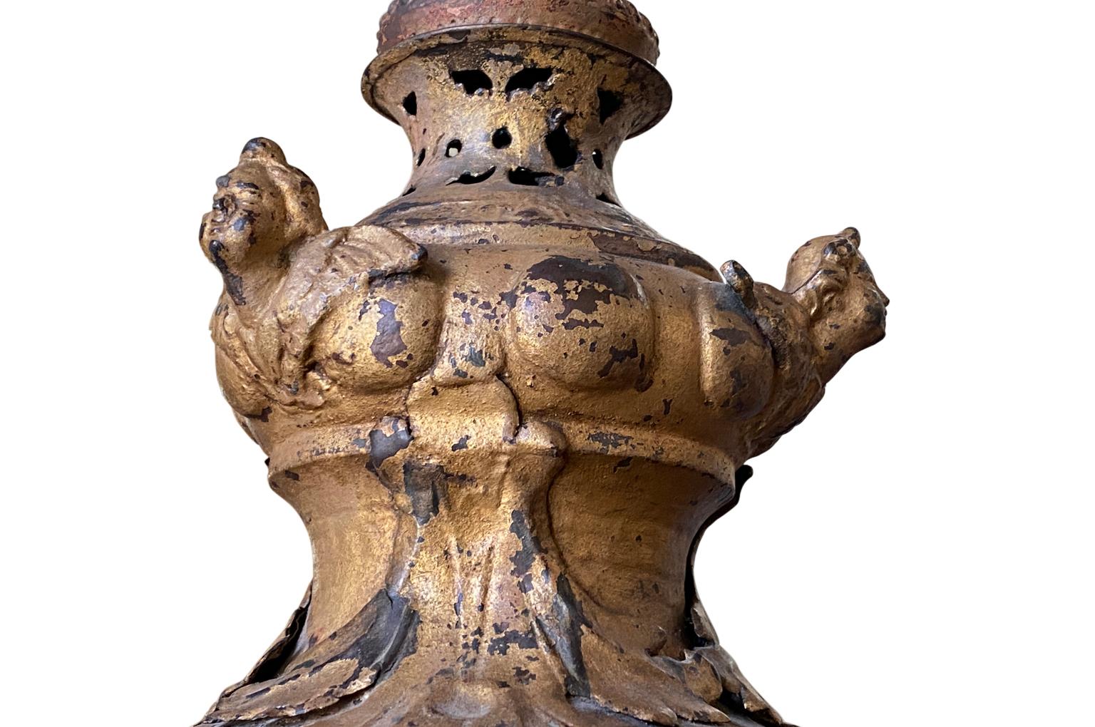 Gilt Venetian 18th Century Lantern For Sale