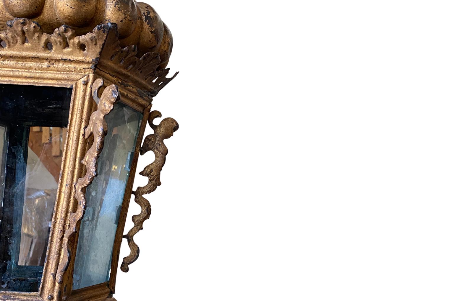 Doré Lanterne vénitienne du XVIIIe siècle en vente