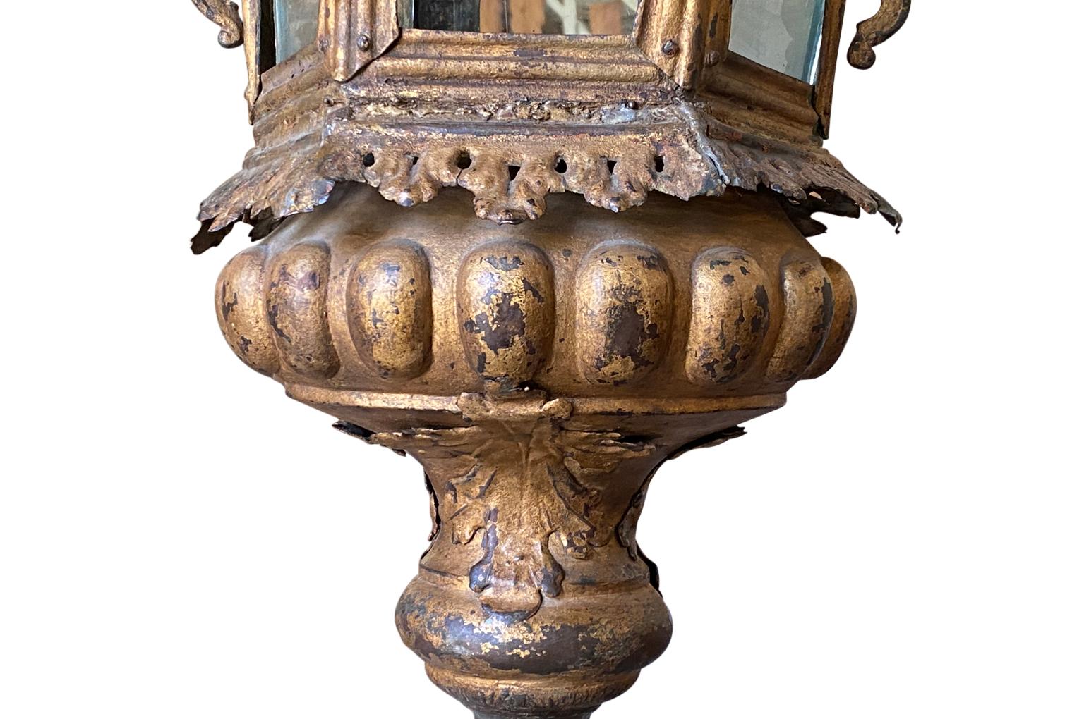 Metal Venetian 18th Century Lantern For Sale