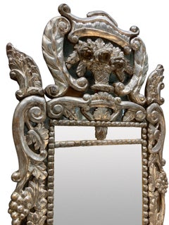 Venetian 18th Century Silver Leaf Mirror