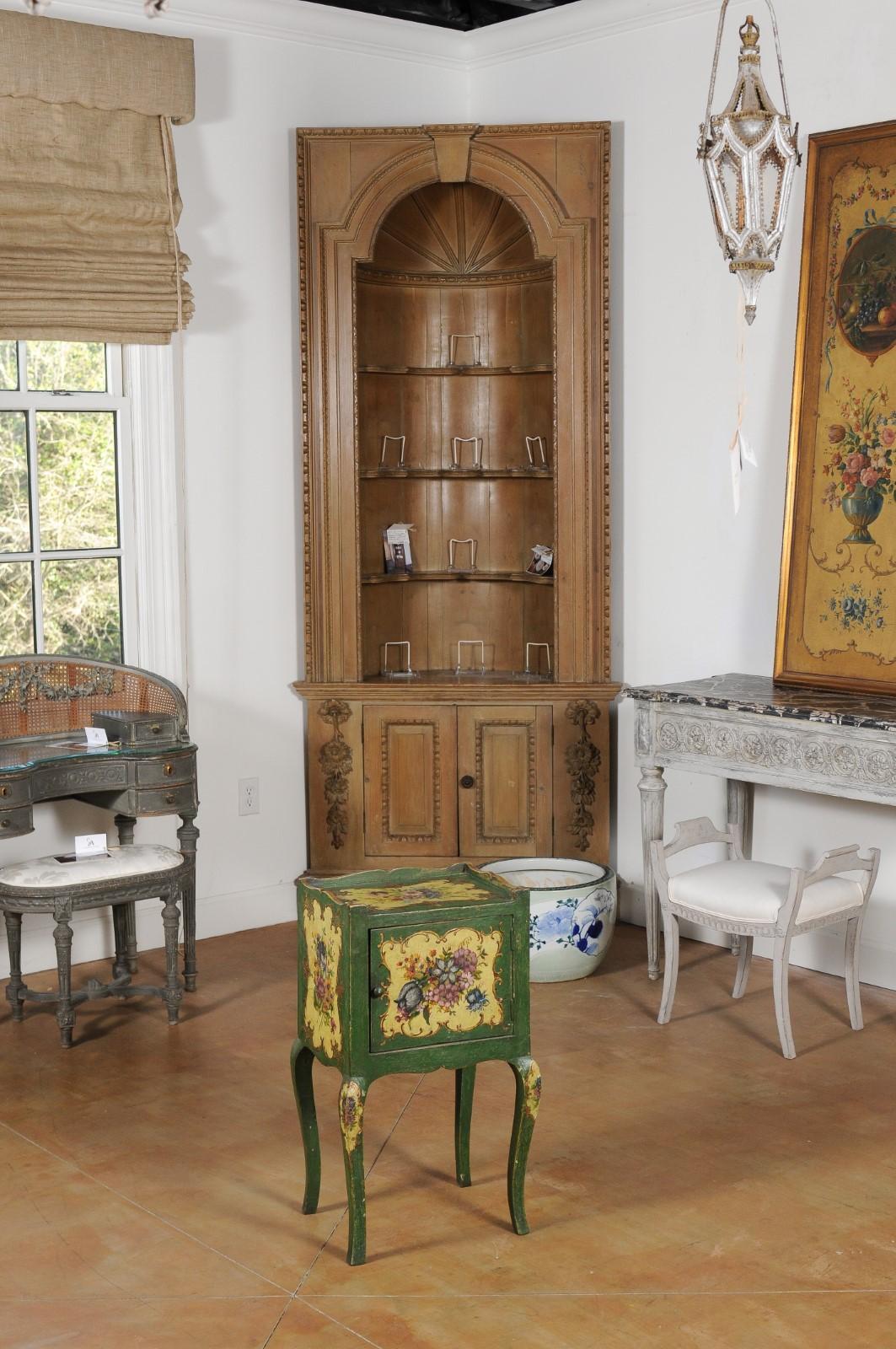 floral bedside table