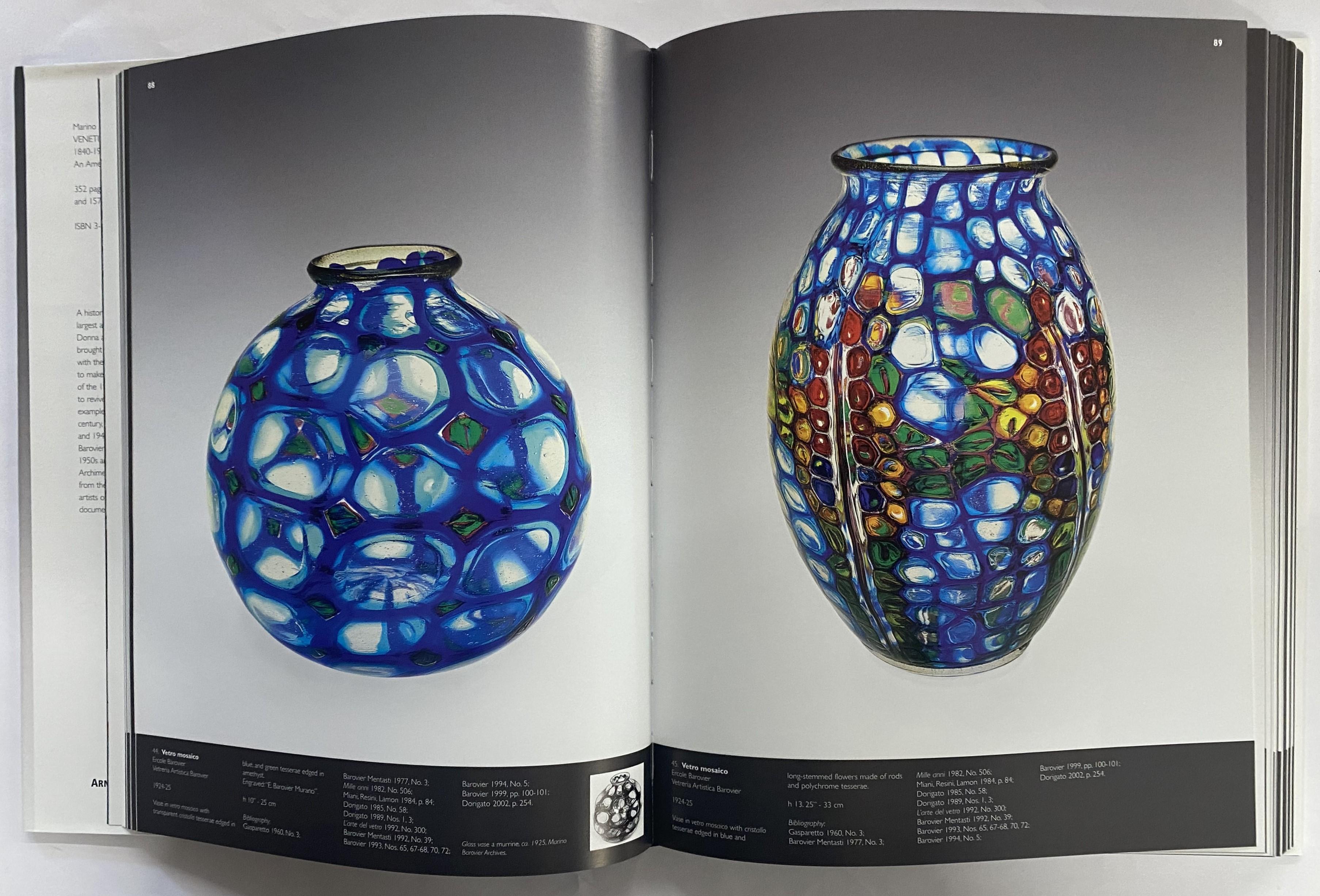 Venetian Art Glass: An American Collection 1840- 1970 by Marino Barovier (Book) For Sale 9