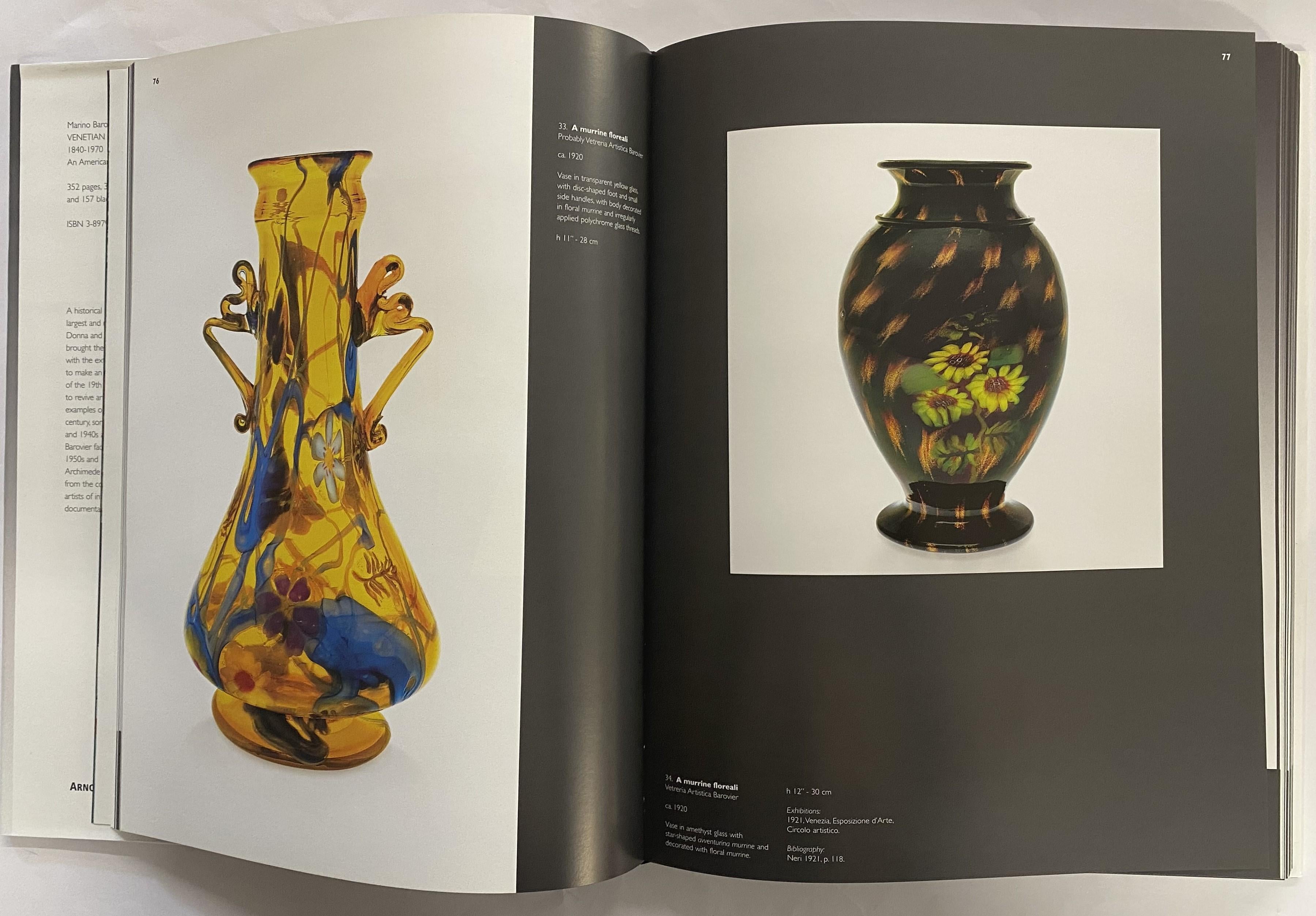 Venetian Art Glass: An American Collection 1840- 1970 by Marino Barovier (Book) For Sale 12