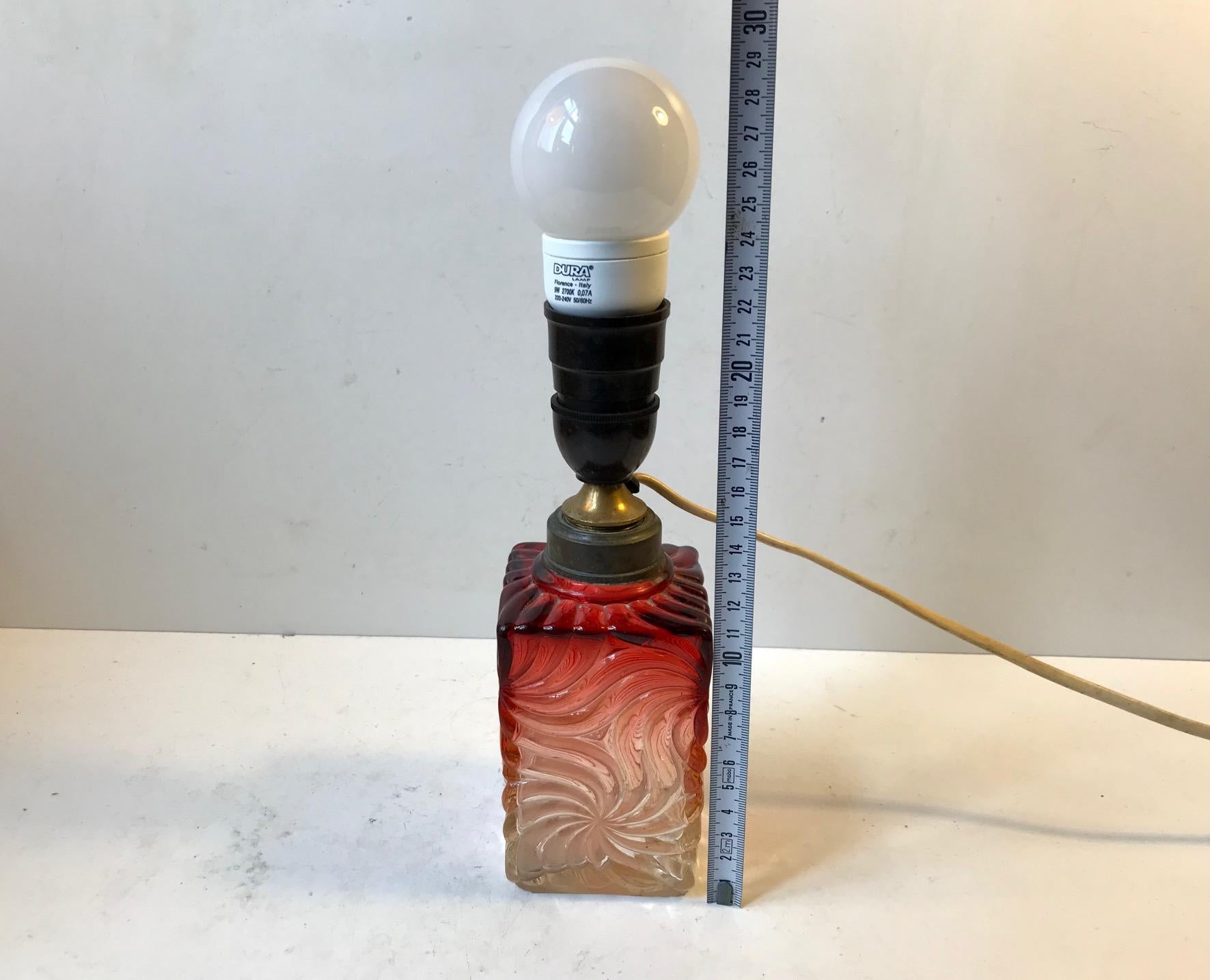 Venetian Art Glass Table Lamp from Murano, 1930s 4