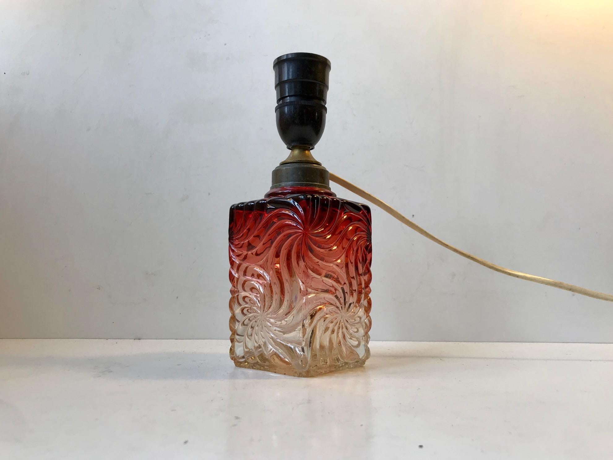 Venetian Art Glass Table Lamp from Murano, 1930s 1