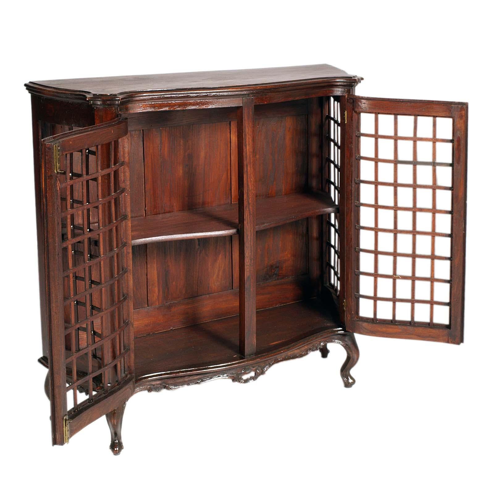 Italian Venetian Art Nouveau Bookcase, Vincenzo Cadorin attributed for Testolini Frères For Sale