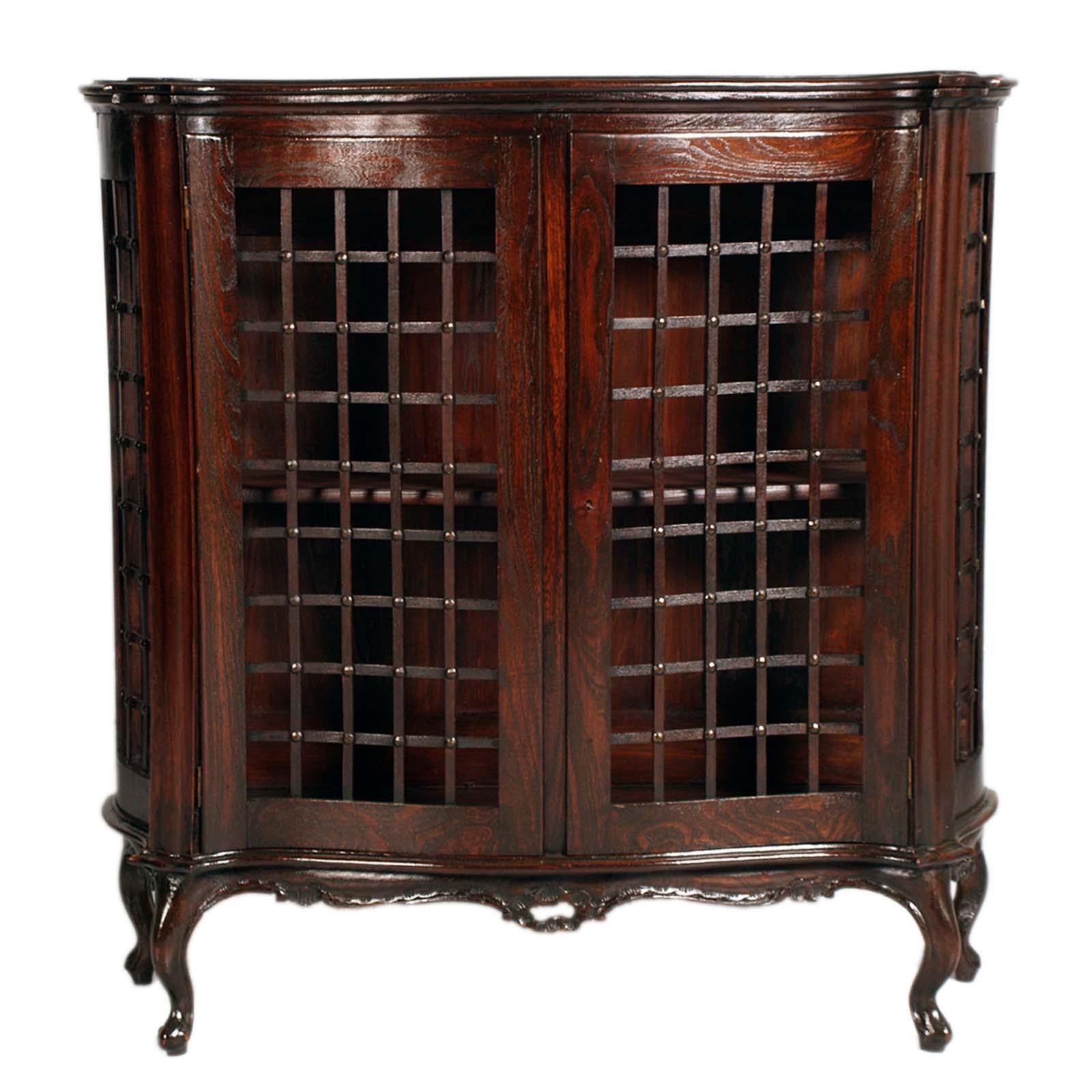 Hand-Crafted Venetian Art Nouveau Bookcase, Vincenzo Cadorin attributed for Testolini Frères For Sale