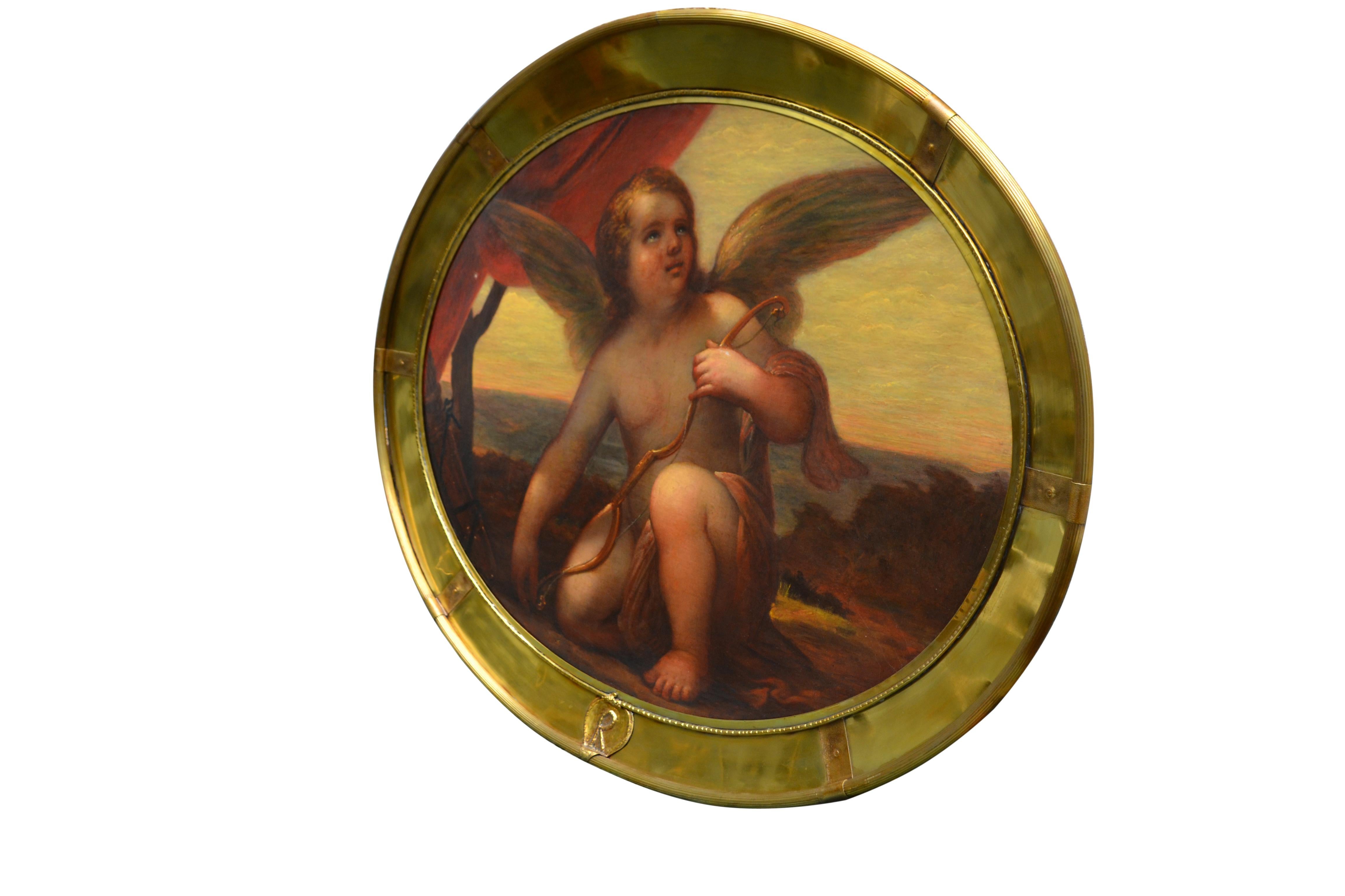 baby cupid painting