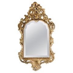 Venetian Baroque Wall Mirror, Ornately Gilded, 19th Century