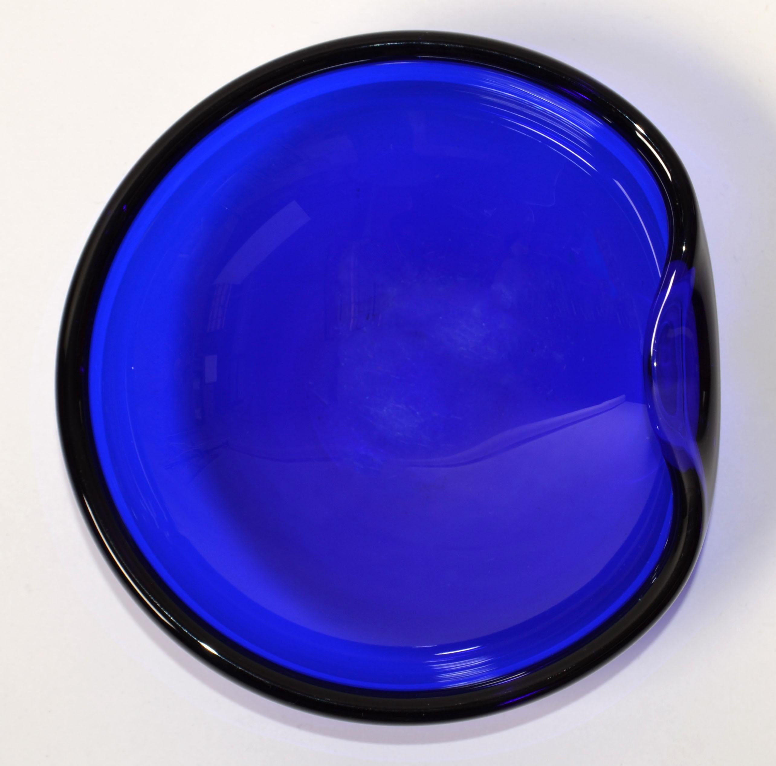 Bol en verre soufflé vénitien bleu cobalt Elsa Peretti pour Tiffany & Co. en vente 2