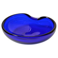 Bol en verre soufflé vénitien bleu cobalt Elsa Peretti pour Tiffany & Co.