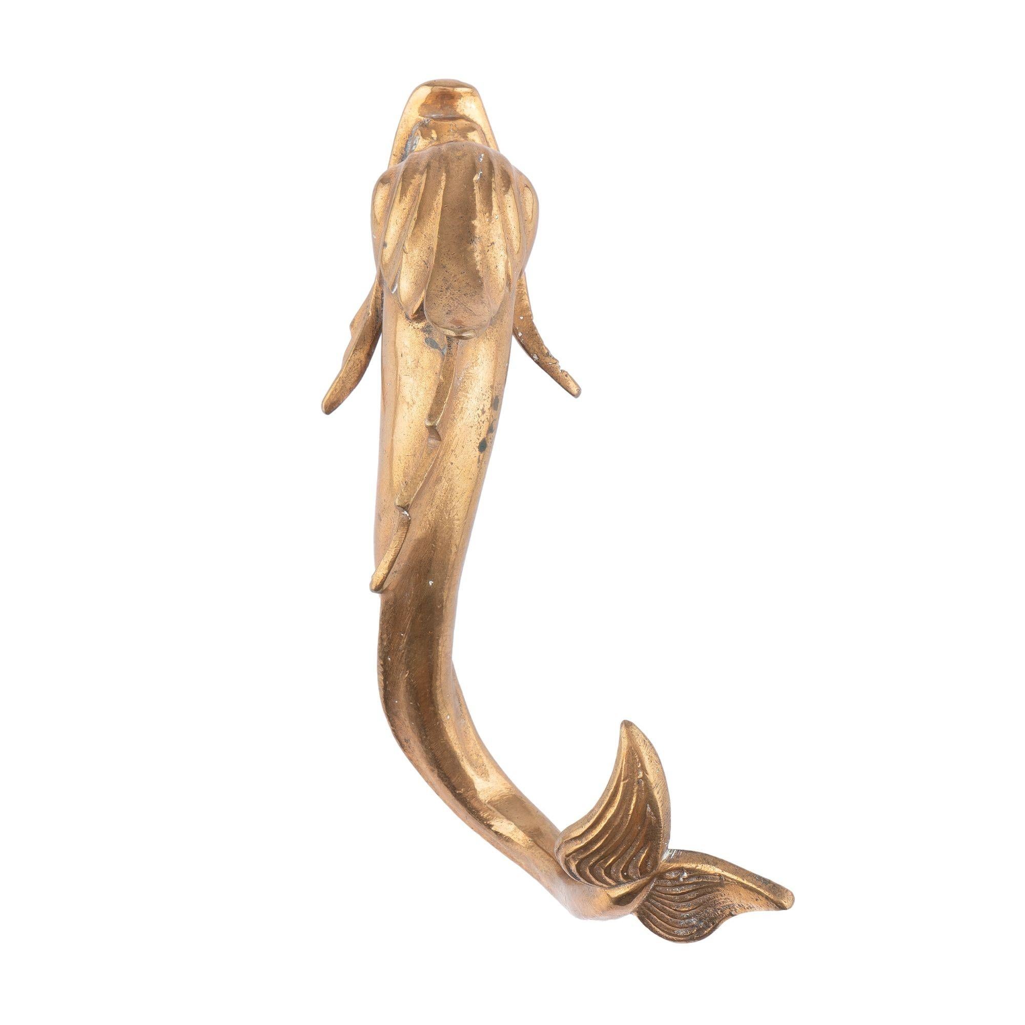 Venetian Brass Dolphin Gondola Fitting Door Knocker '1875-1900' 1