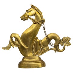 Venetian Brass Gondola Seahorse