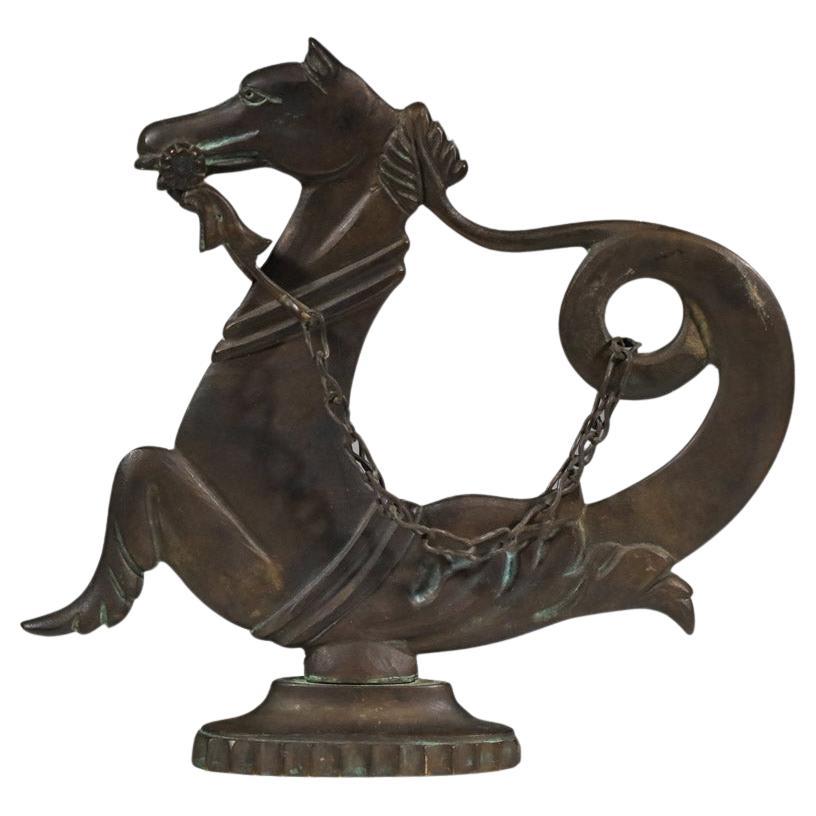 Venetian bronze seahorse from the 40
s For Sale