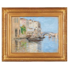 "Venetian Canal" by Wilhelm von Gegerfelt
