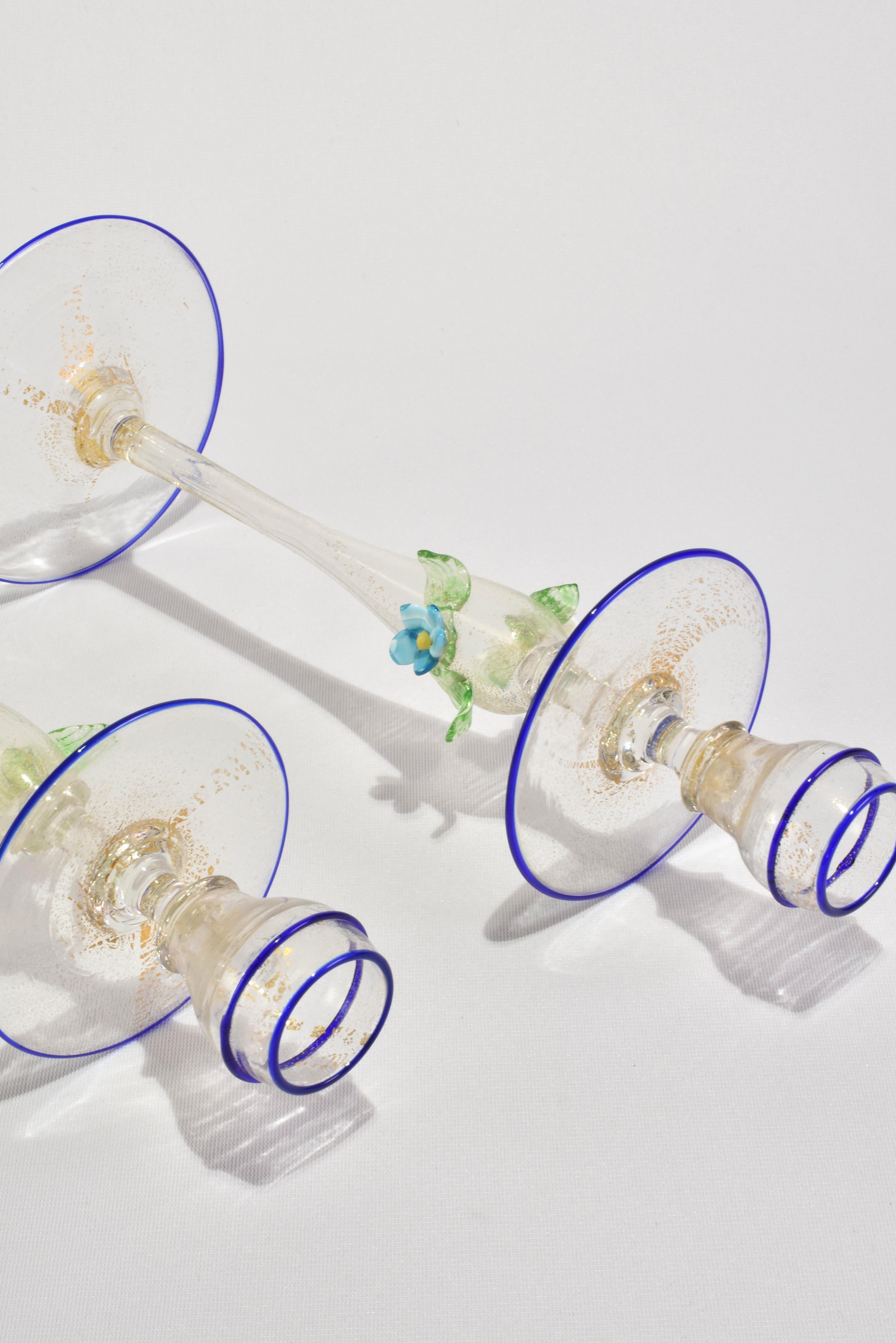 20th Century Venetian Candleholder Set For Sale