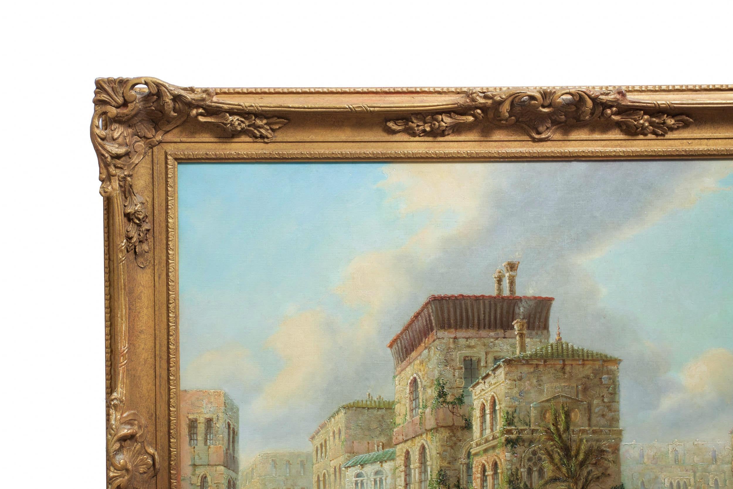 Venetian Capriccio Landscape Painting by James Salt 'English, 1850-1903' 12