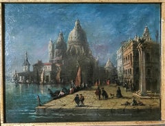 Venezianisches Capriccio, Santa Maria della Salute - Italienische Schule, 18. Jahrhundert