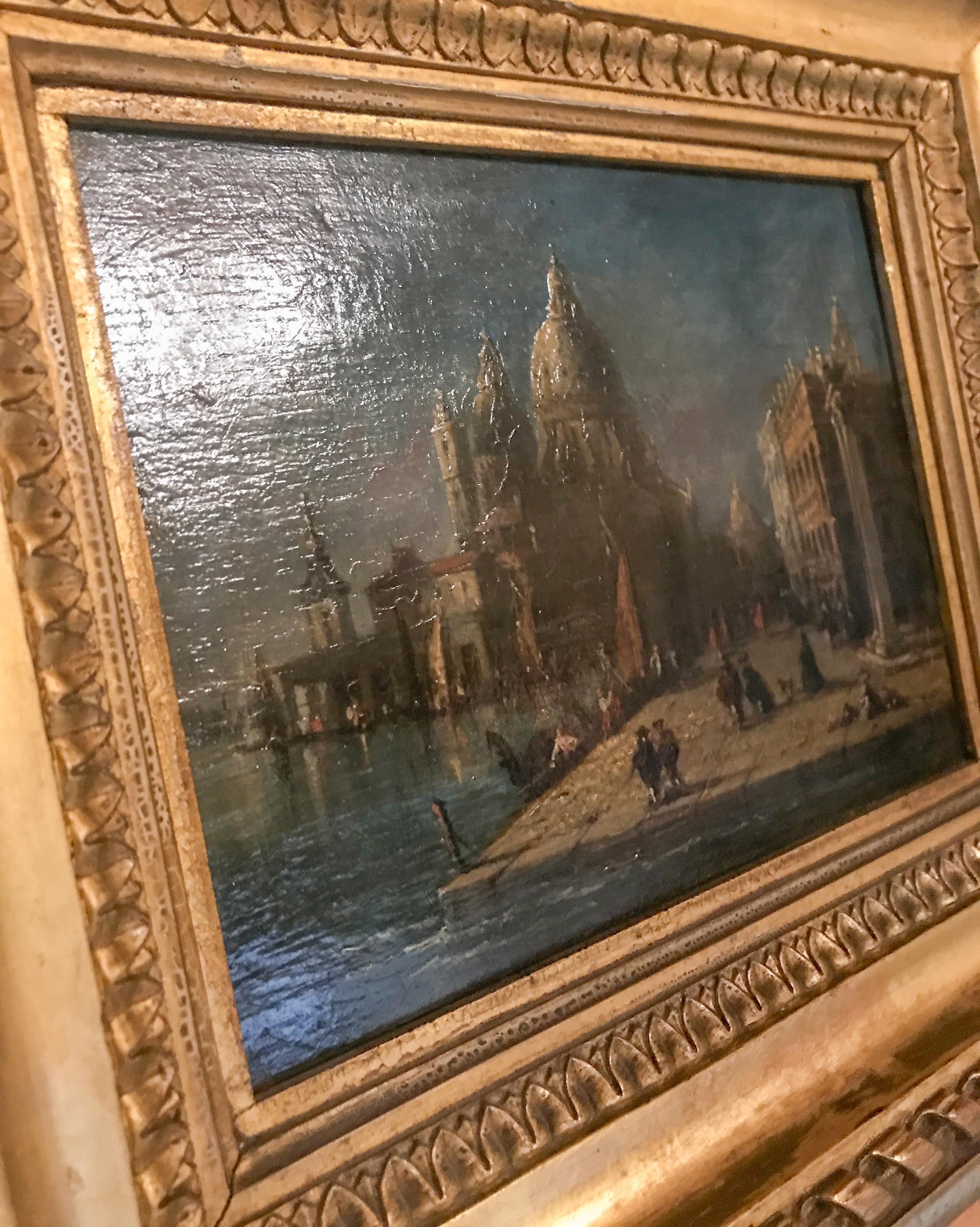 Venezianisches Capriccio, Santa Maria della Salute - Italienische Schule, 18. Jahrhundert im Angebot 1