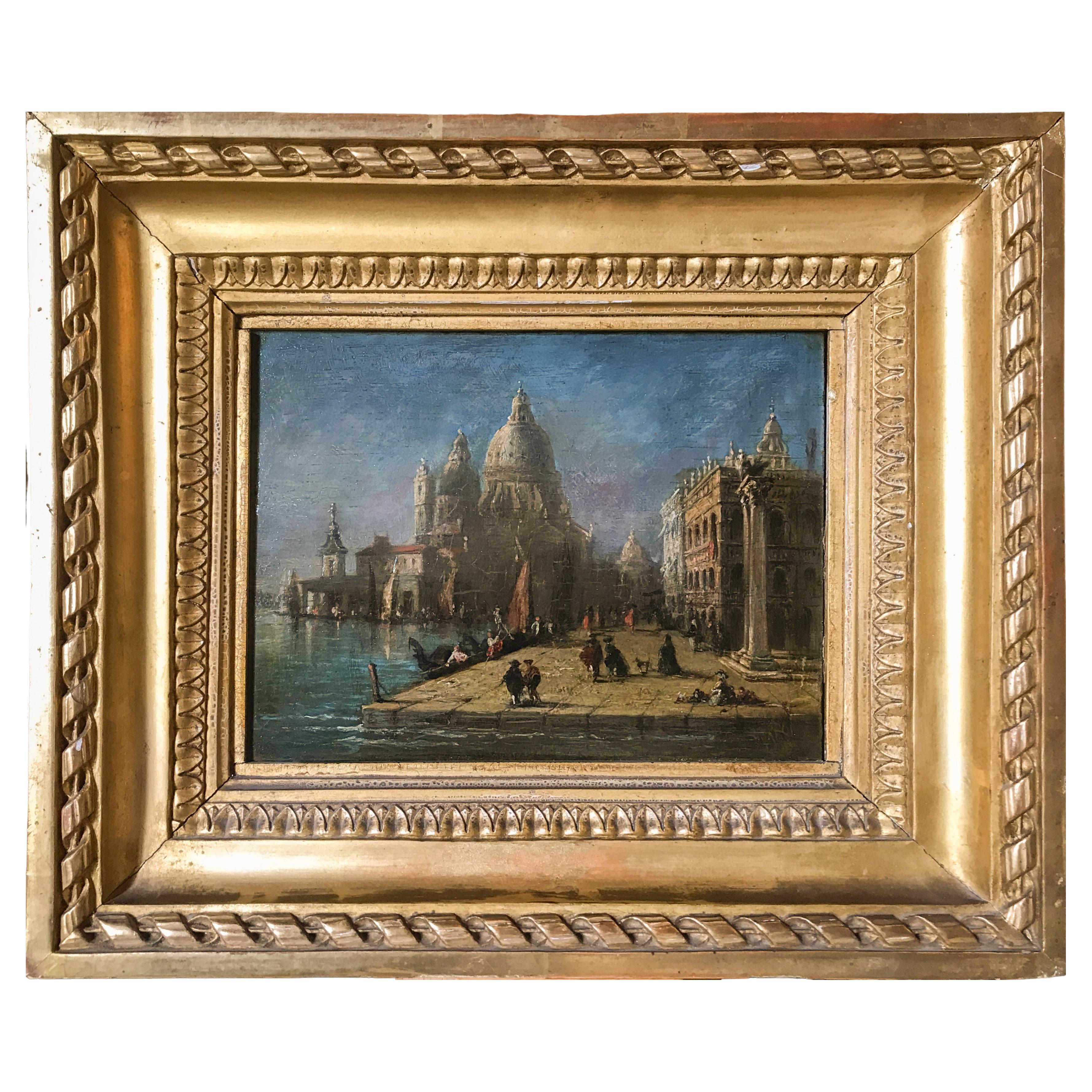 Venezianisches Capriccio, Santa Maria della Salute - Italienische Schule, 18. Jahrhundert im Angebot