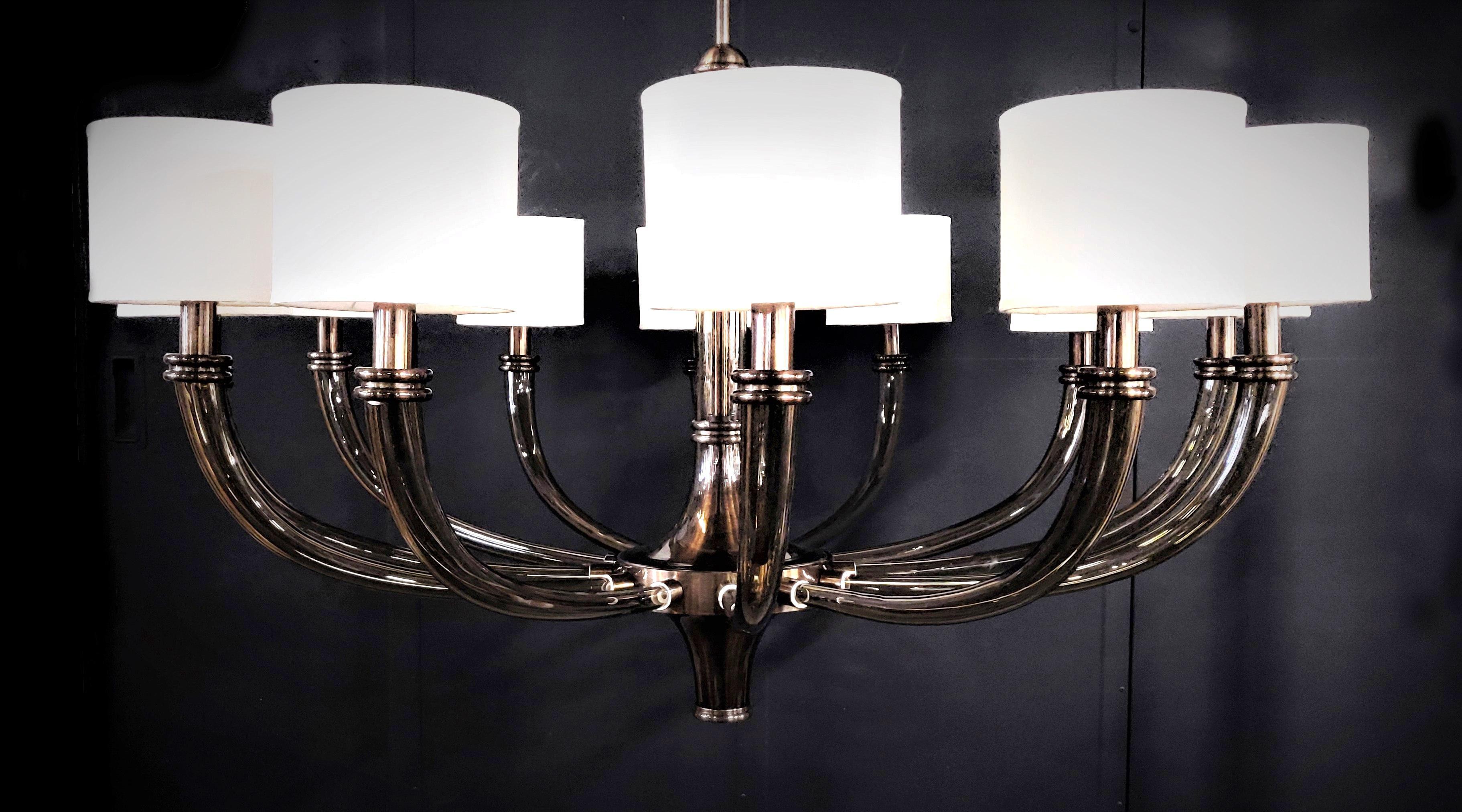 Mid-Century Modern Venetian Chandelier by Fabio Ltd For Sale