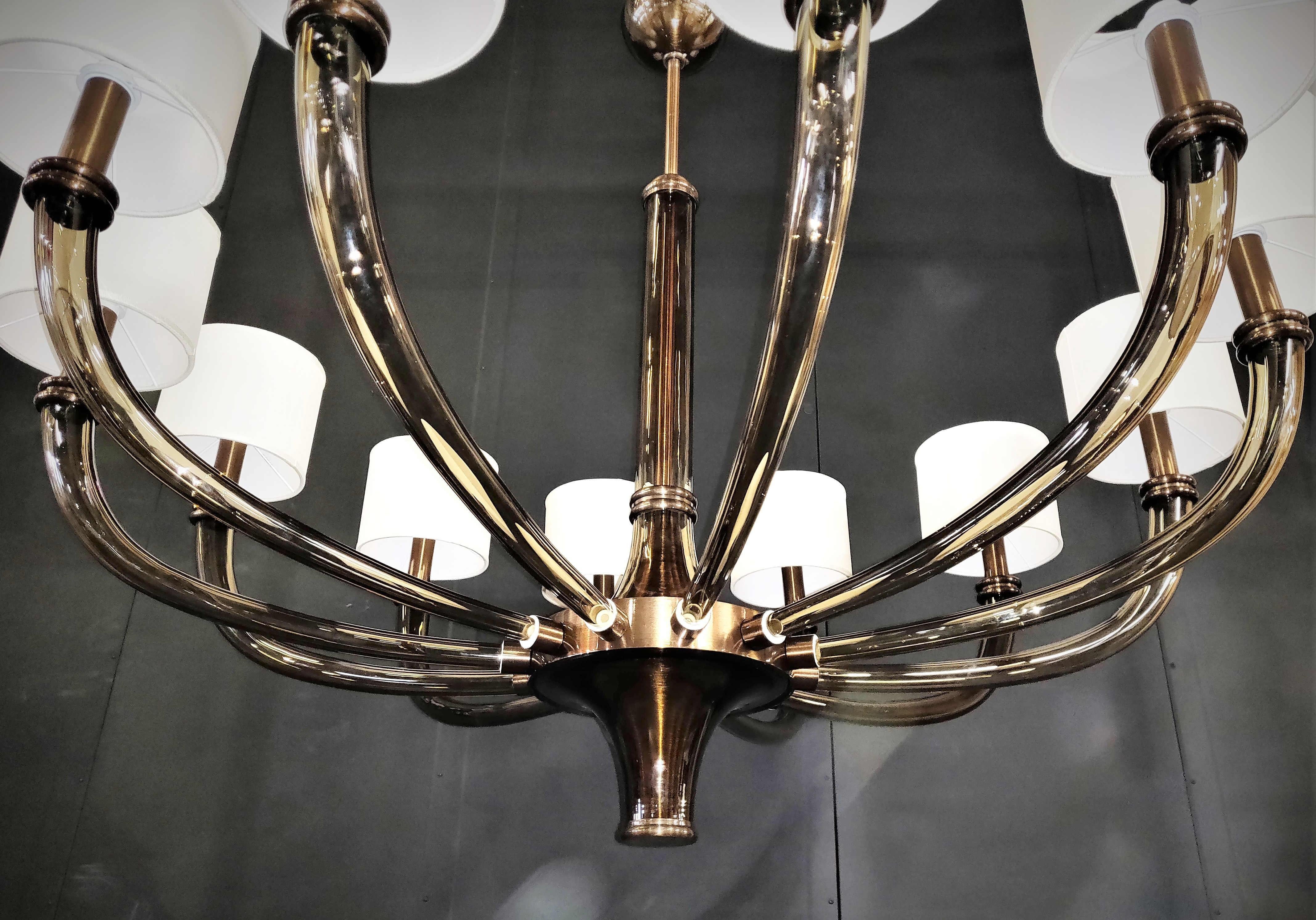 Murano Glass Venetian Chandelier by Fabio Ltd For Sale