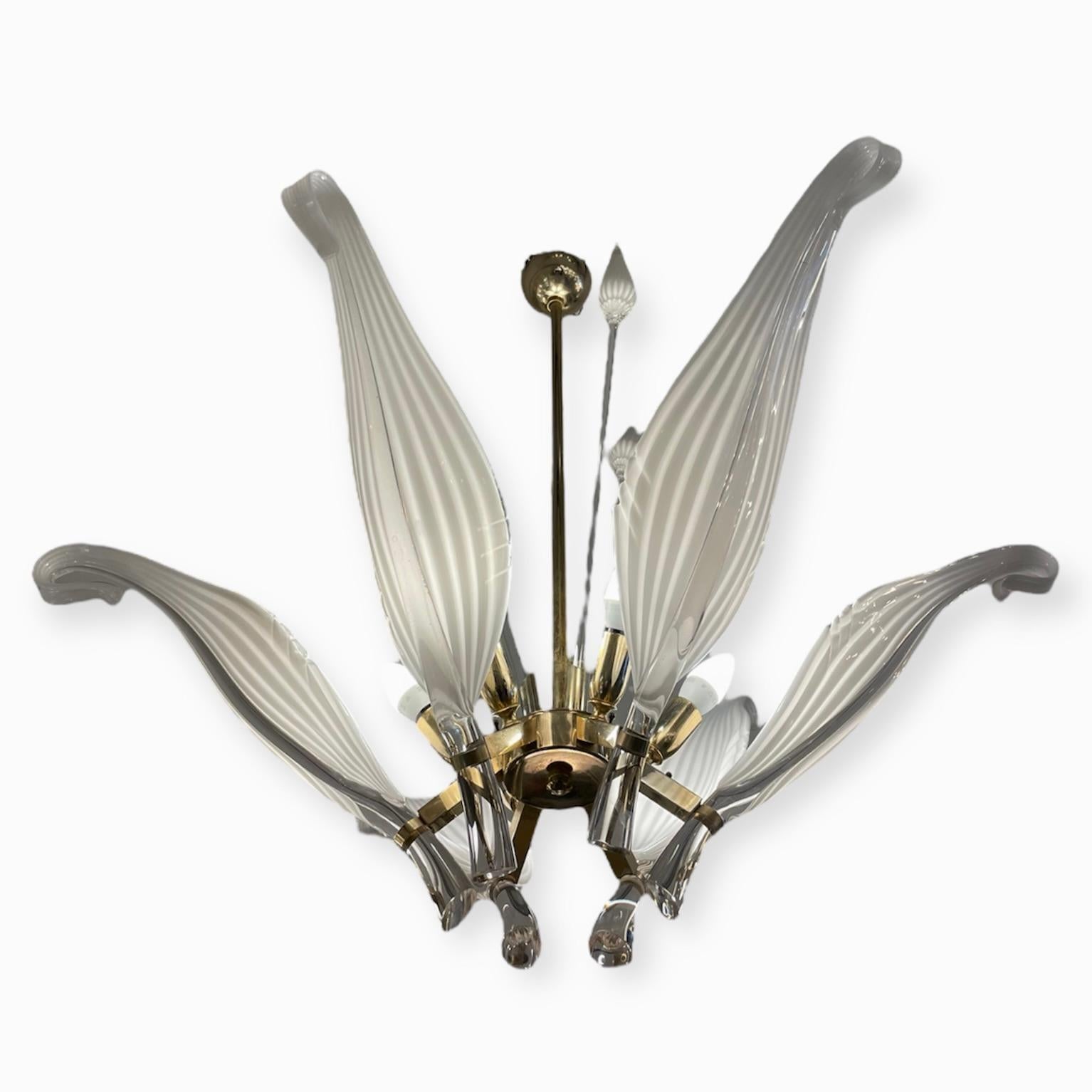 Venetian Chandelier by Franco Luce for Seguso, 1960s For Sale 3