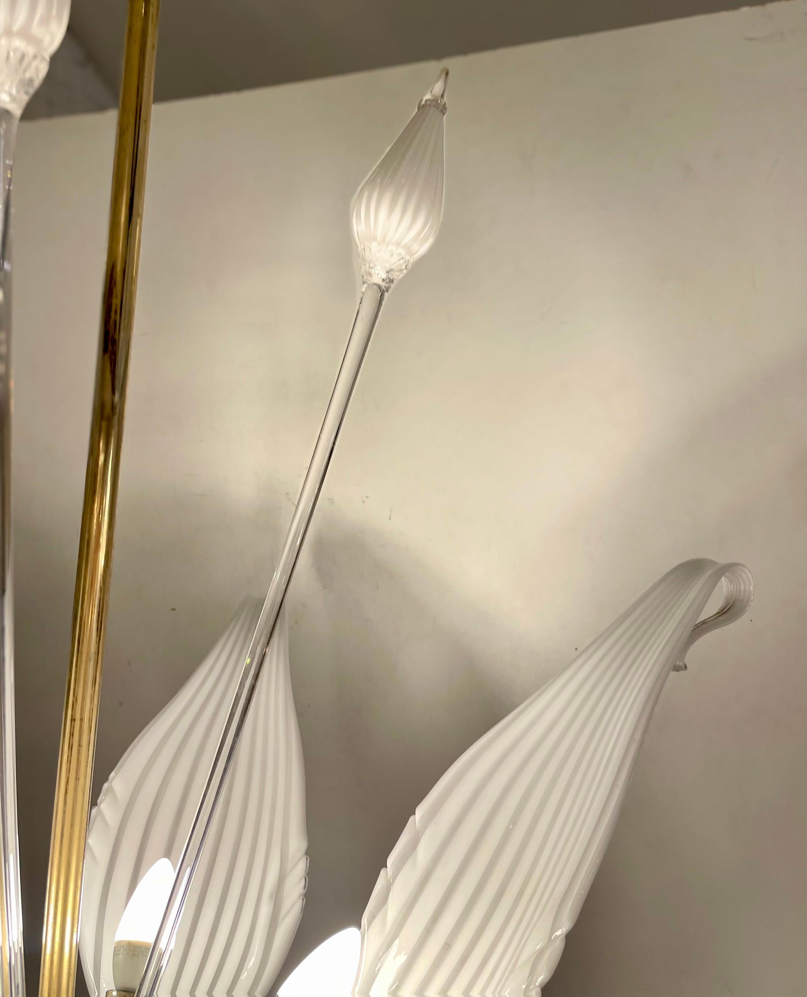Venetian Chandelier by Franco Luce for Seguso, 1960s In Good Condition For Sale In Brussel, BE