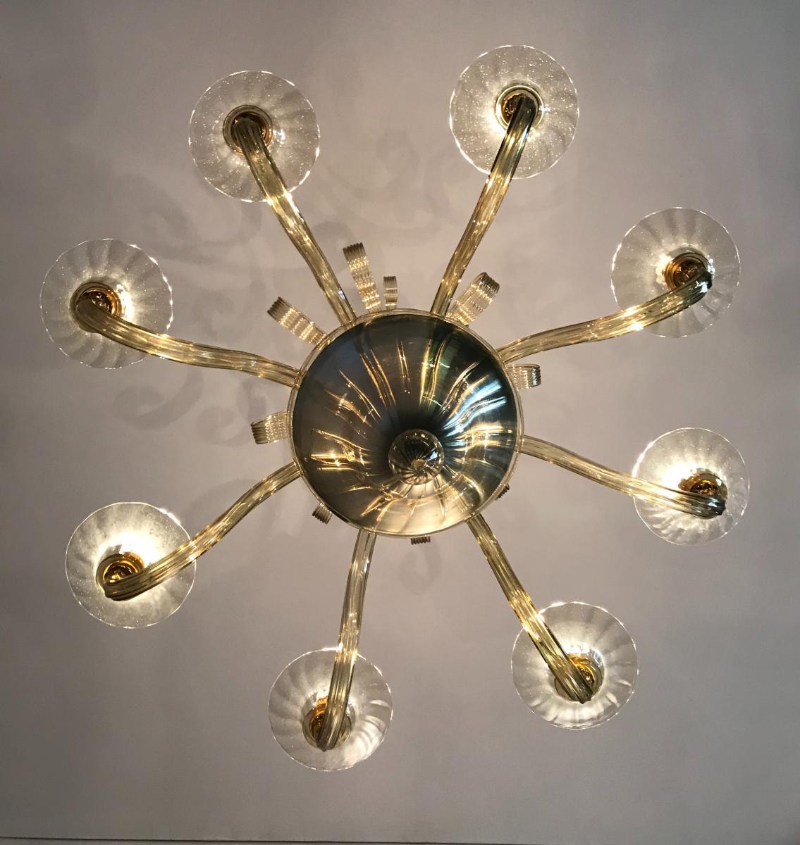 Venetian Chandelier, circa 1940 In Good Condition For Sale In Brussels, BE