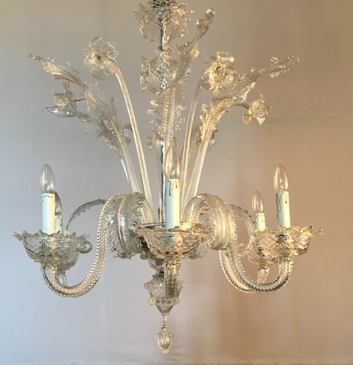 Venetian chandelier.