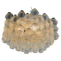 Araña veneciana de cristal de Murano incoloro Circa 1970