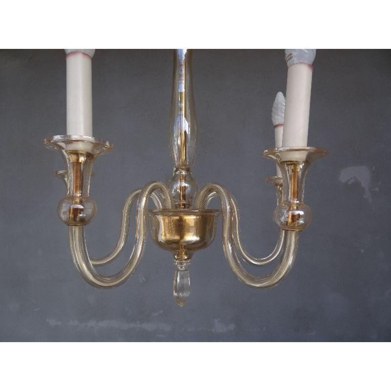 20th Century Venetian Chandelier in the Style of Venini, 1960 For Sale