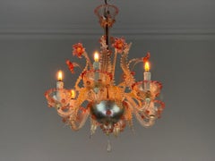 Venetian chandelier made of Murano glass, around 1940