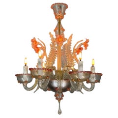 Venetian chandelier made of Murano glass, around 1940