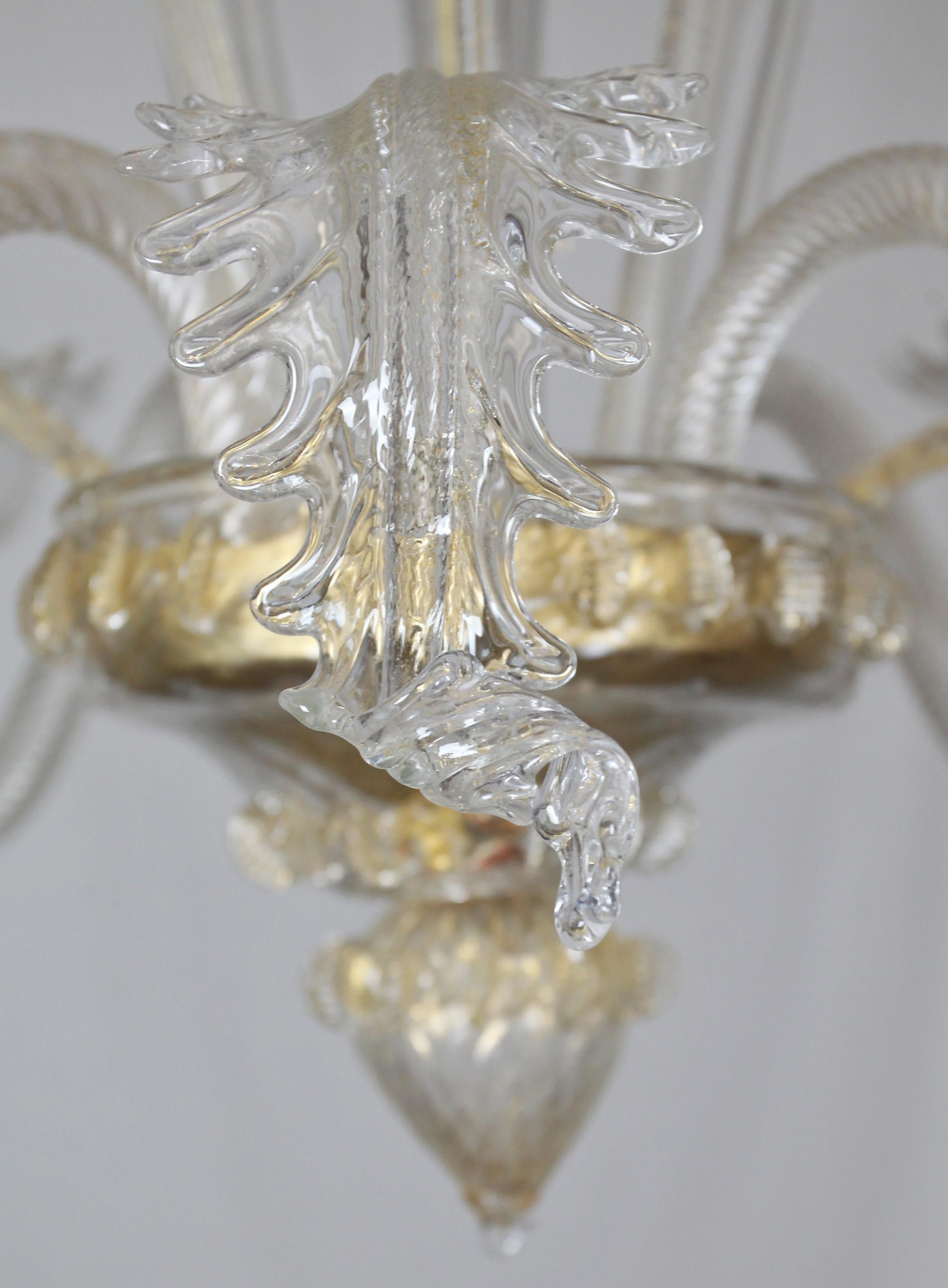 Italian Venetian chandelier - restored For Sale