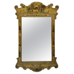 Venetian Chinoiserie Hand Painted Wall Mirror