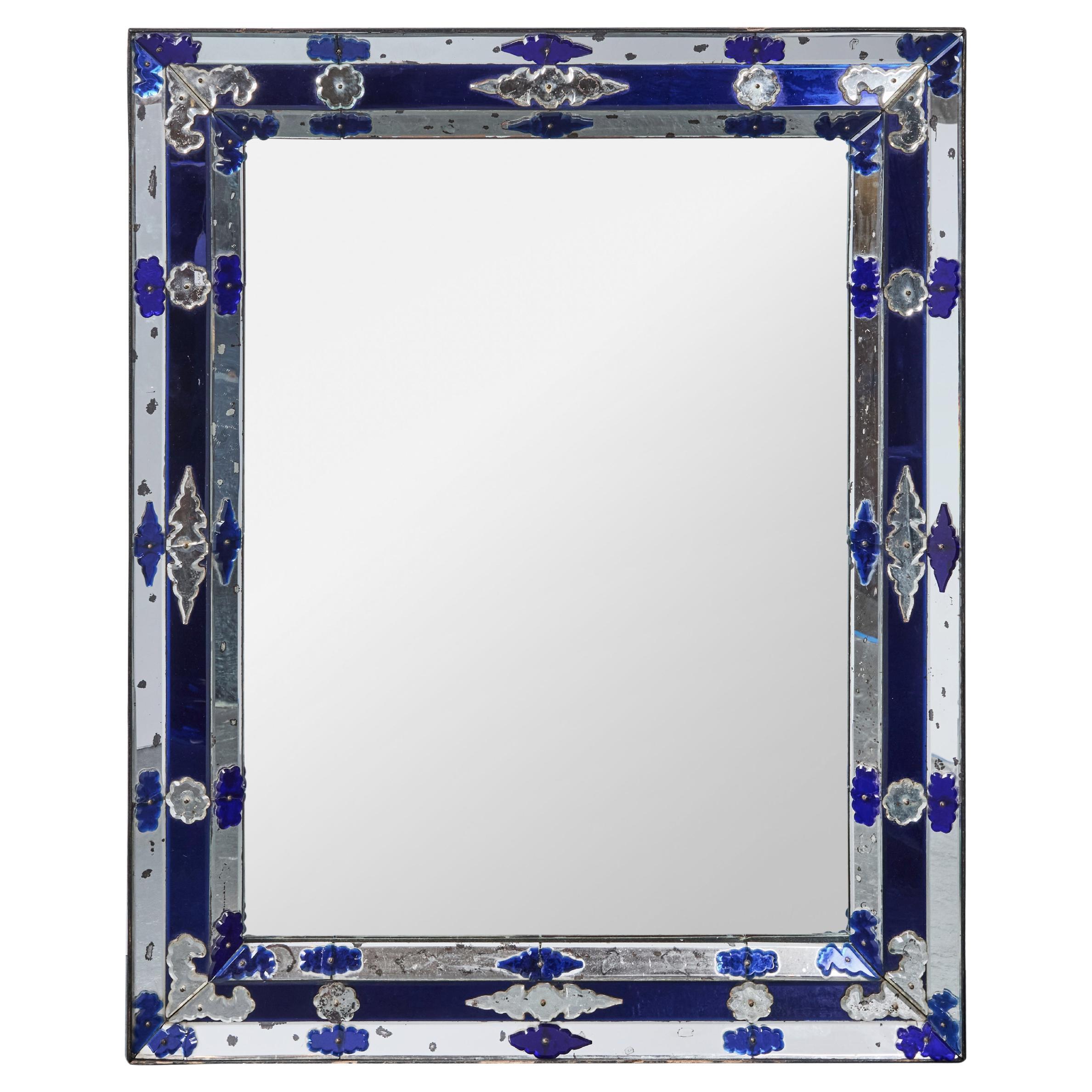 Venetian Cobalt Blue Mirror