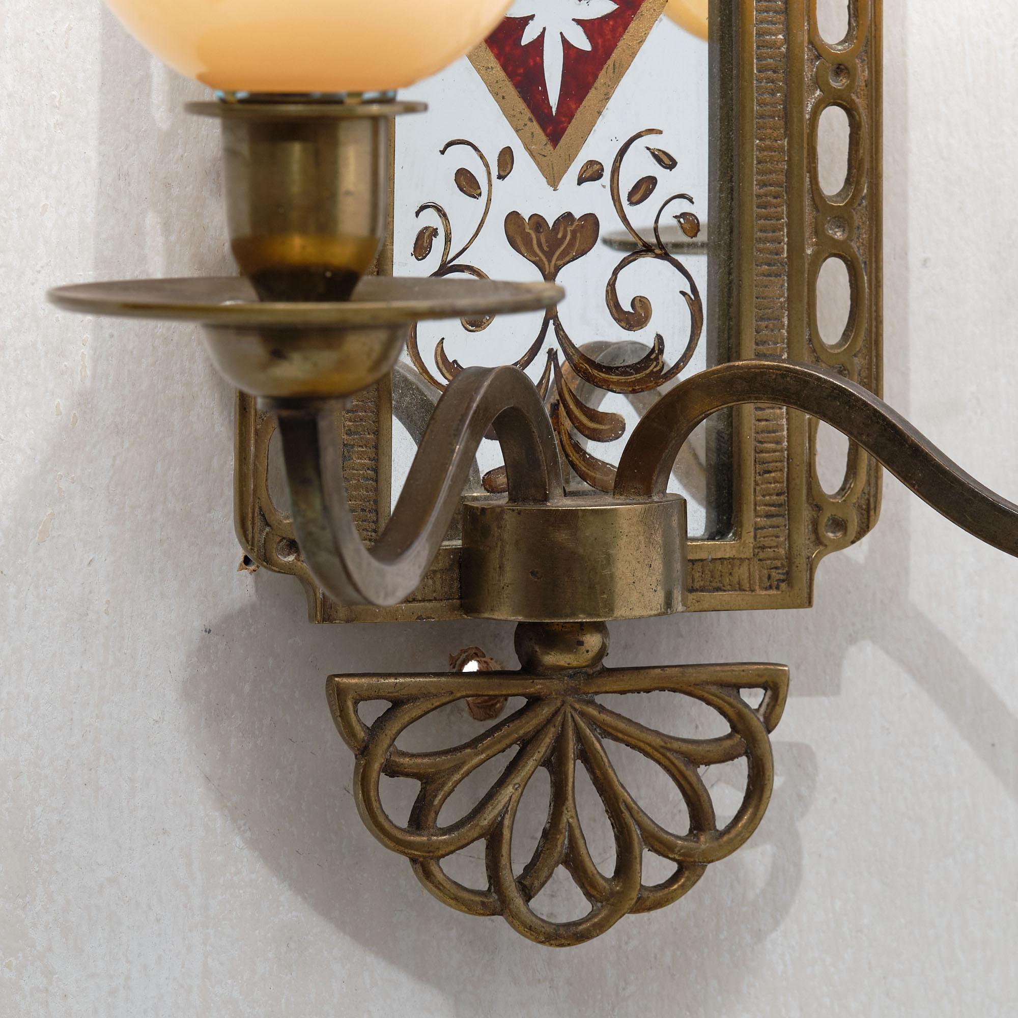 Early 20th Century Venetian Coral Sconces