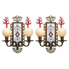 Venetian Coral Sconces