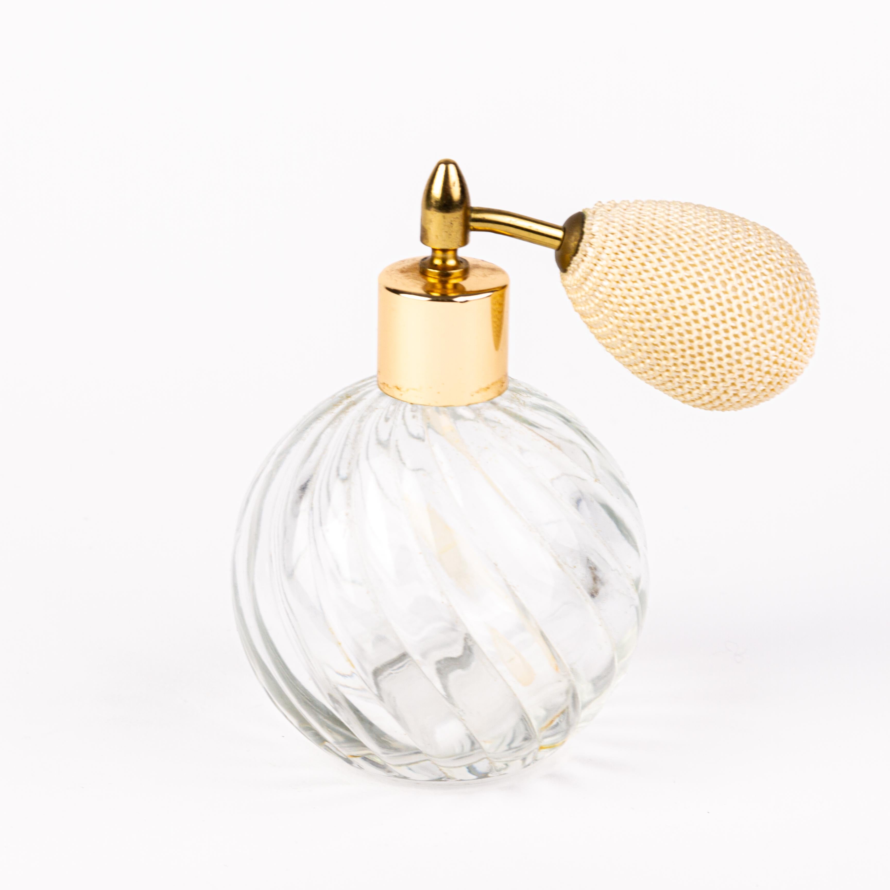 Venetian Crystal Glass Perfume Atomiser Bottle  In Good Condition For Sale In Nottingham, GB