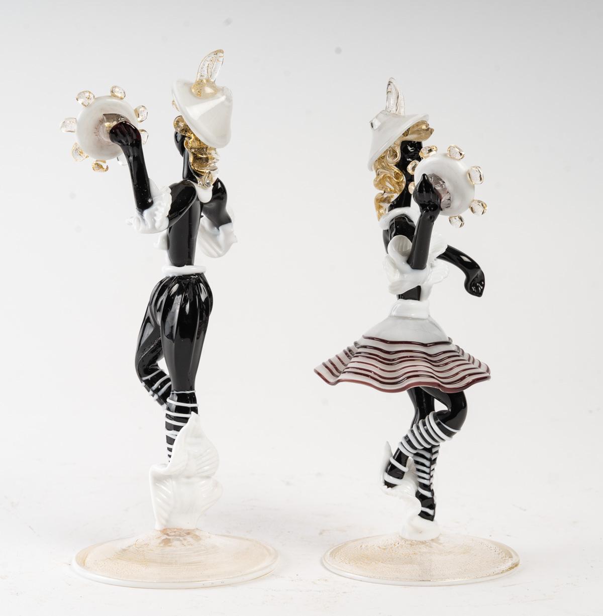 Glass Venetian Dancing Couple