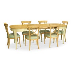 Venetian Designer Handcrafted Extendable 6 Person Dining Table