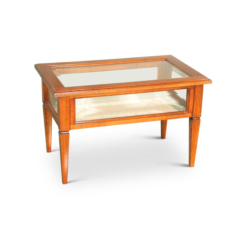 Designer Modern Handcrafted Bevelled Glass Coffee Table