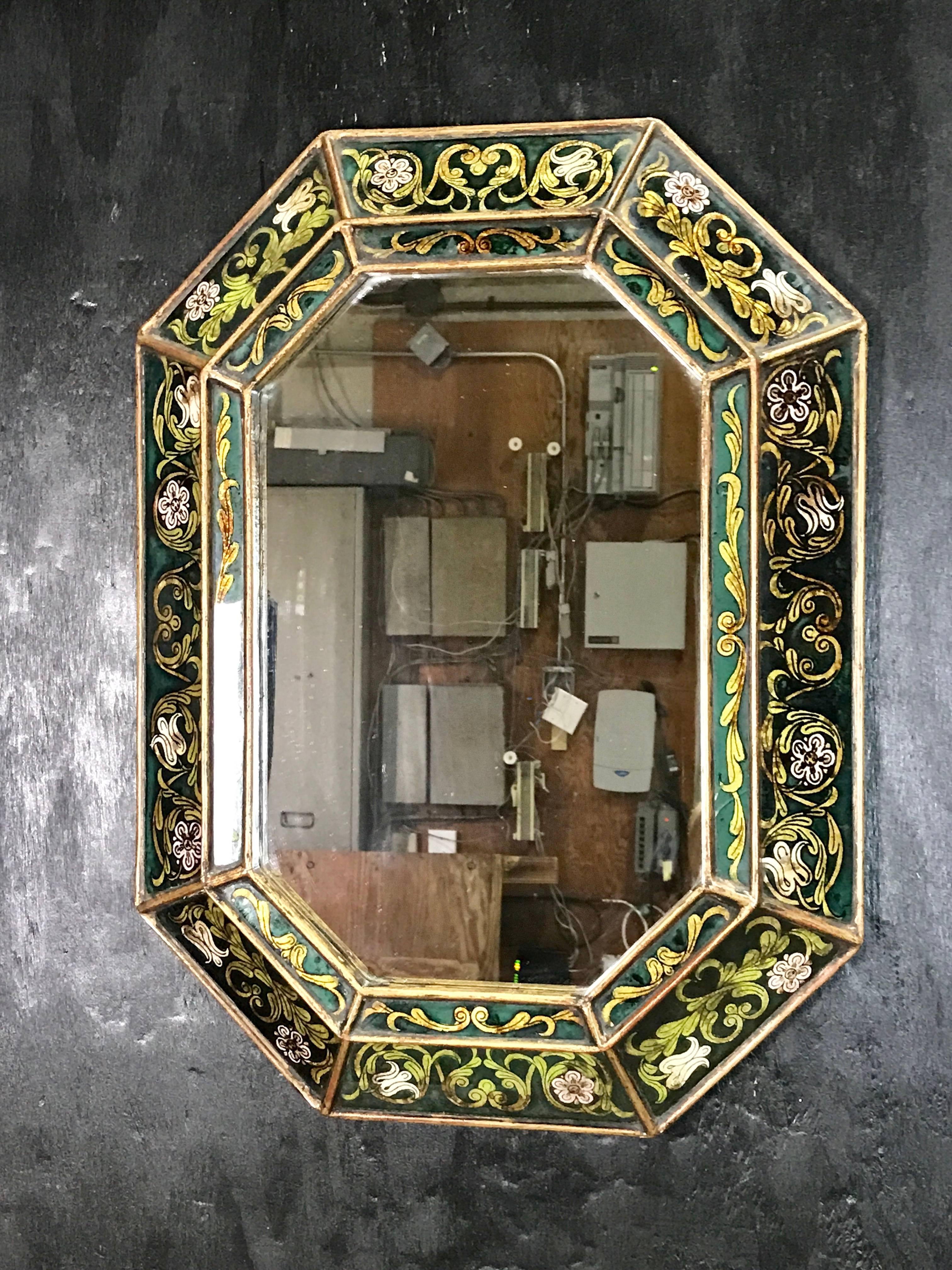 20th Century Venetian Églomisé Mirror