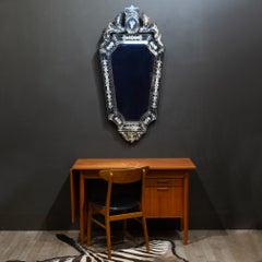 Venetian Etched Multi Panel Wall Hanging Mirror