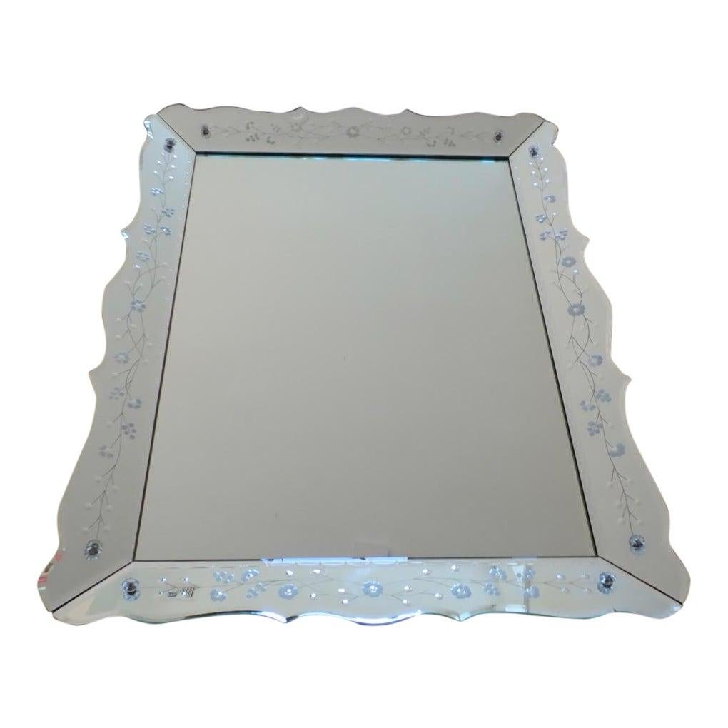 Venetian Etched Wall Mirror 3