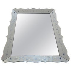 Venetian Etched Wall Mirror