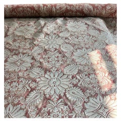 Venetian Fortuny Impero Fabric in Copper and Silvery Gold