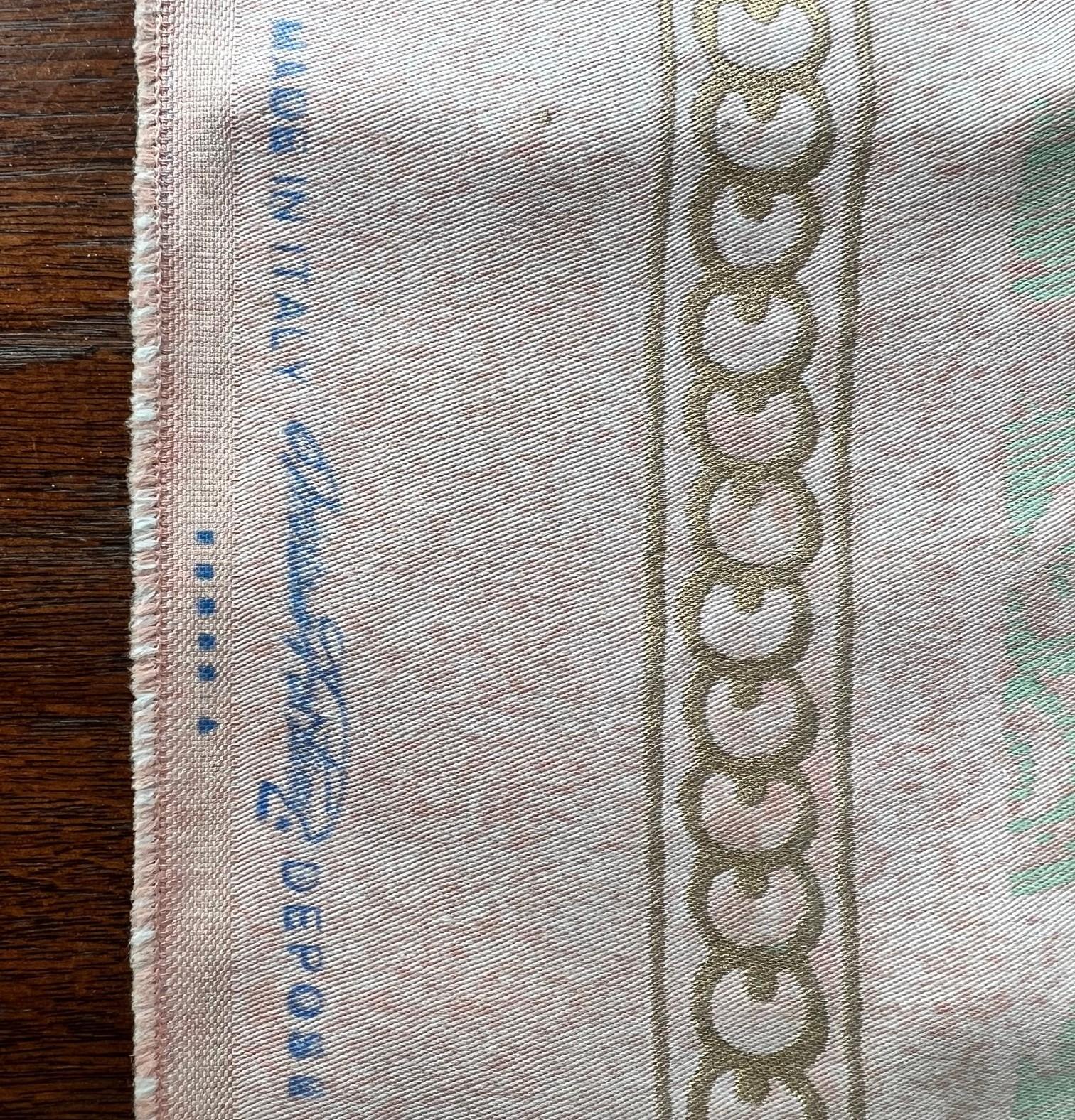 Fabrice Fortuny in rosa, acquamarina e oro - 4,5 iarde in vendita 2